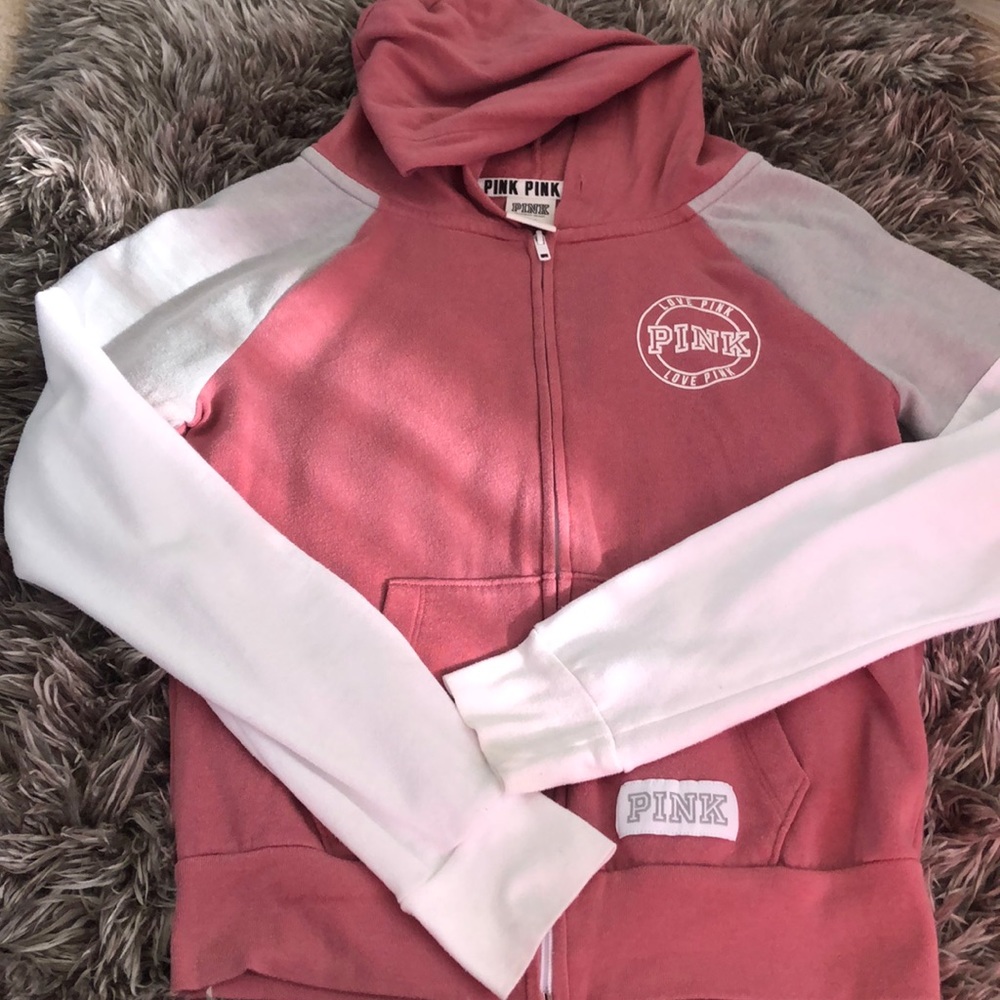PINK ZIP UP JACKET